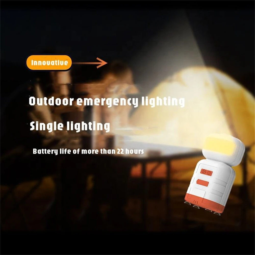 (image for) IPRee Outdoor Shower Pump Dormitory Camping Portable 2-in-1 Electric Shower Emergency Lighting Portable Camping Shower